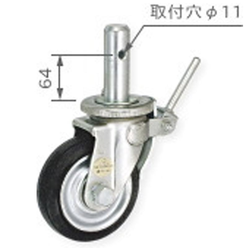 売れ筋 キャスター 直径42 7 48 6mm用 Sc635 4本入 ストッパー付 枠組部品 単管 パイプ 用 仮設 移動式 足場 資材 仮設工業会認定品 123 伊藤製作所 アミd 在庫有 Www Thedailyspud Com