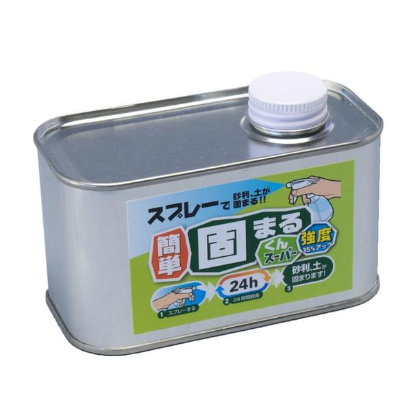 かんたん固まるくんスーパー 庭の砂利 土を固める接着剤 強度35 アップ