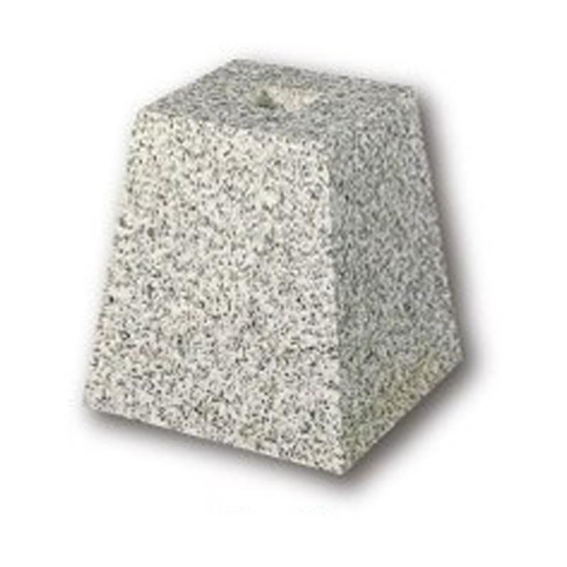石材 御影石 603 柱石 角型 標準型 5寸 150×207×205 W-50 中国産 荷受
