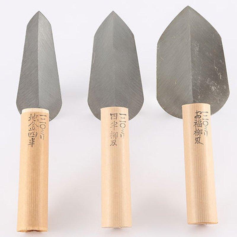 柳刃鏝 四半 油焼 150mm 左官 東京西勘 三冨D : プラスワイズ