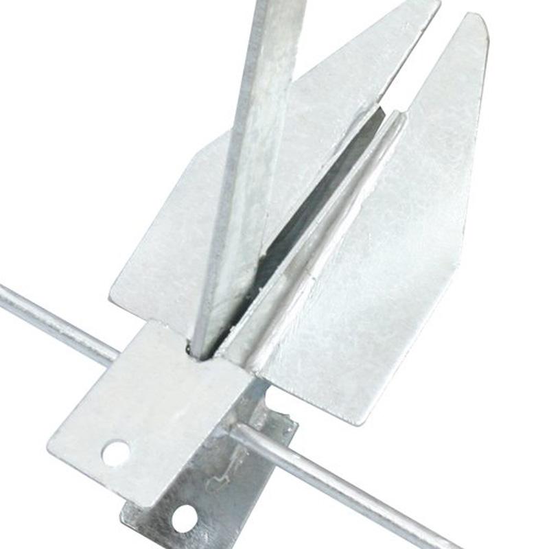 溶融亜鉛メッキ ダンホース型ボートアンカー 15.0kg 鉄製 54DFA15SS