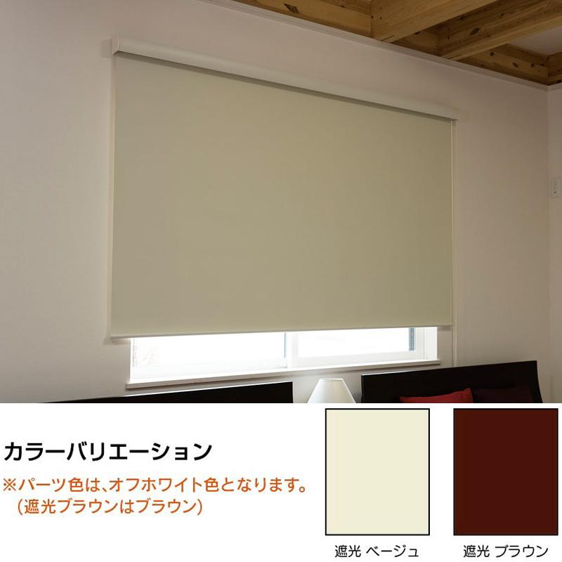 ロールスクリーン エクシブ 遮光タイプ 幅x高さ 170×220cm カラー2種類 ブラインド 簡単取付 フルネス Lク 代引不可