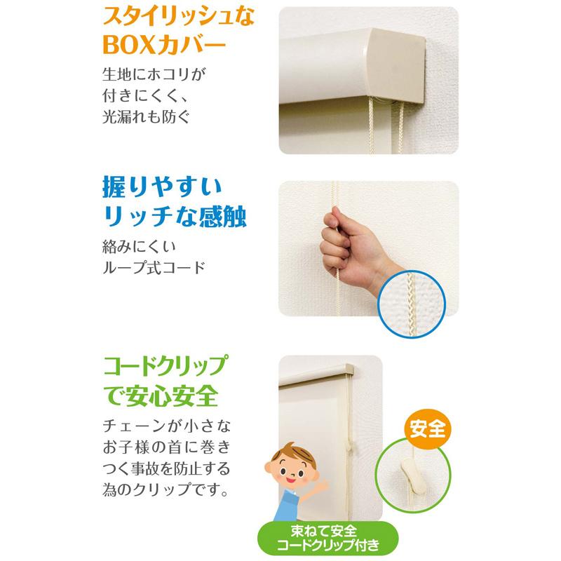 ロールスクリーン エクシブ 遮光タイプ 幅x高さ 170×220cm カラー2種類 ブラインド 簡単取付 フルネス Lク 代引不可
