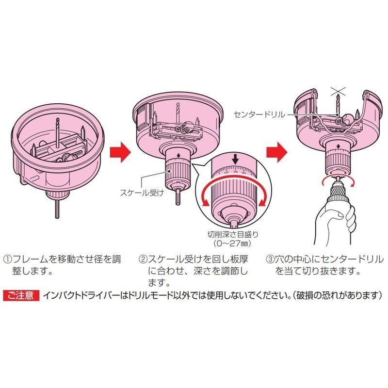 未来工業 フリーホルソー せっこうボード 合板 ケイカル板用 FH-250