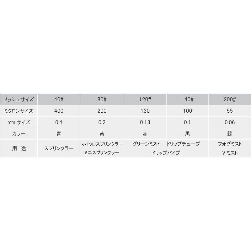 1.1/2" ショートディスクフィルター 40mm ソケット付 FA-1315 メッシュサイズ40#〜200# スプリンクラー イリテック 【チャピン】 カ施 代引不可