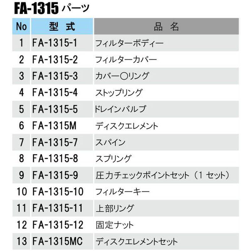 部品 ショートディスクフィルター パーツ フィルターボディー FA-1315-1 スプリンクラー 水まき ノズル 交換用 イリテック カ施 代引不可_2