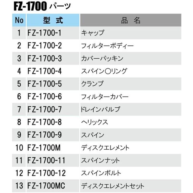 部品 ヘリックスディスクフィルター パーツ クランプ FZ-1700-5 スプリンクラー 水まき ノズル 交換用 イリテック カ施 代引不可_2