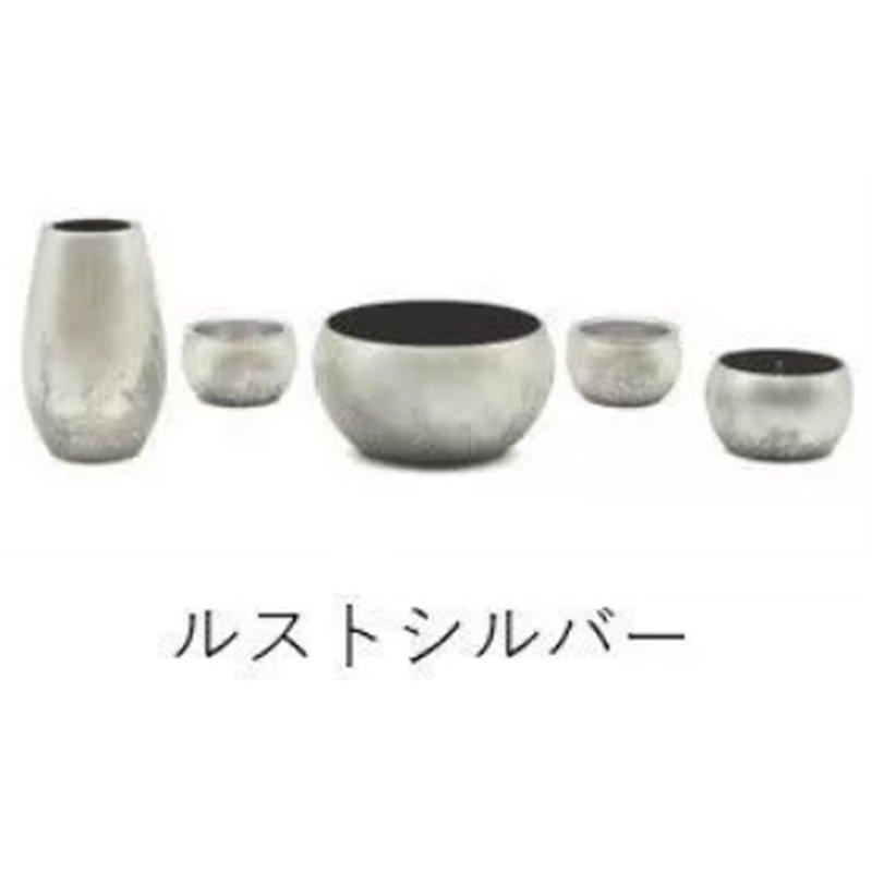 OLIVIA EDEL 5具足 2.6寸 パティナブラック ルストシルバー サルファイトブラウン 仏具 後飾り 葬祭 用品 仏前 日本製 葬祭 慰霊 葬儀 ハK 代引不可