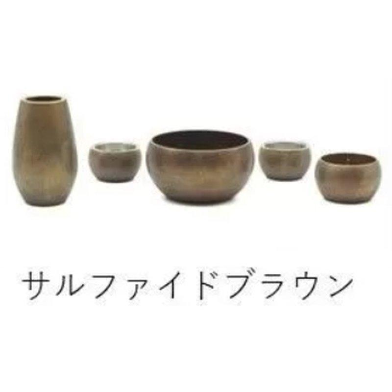 OLIVIA EDEL 5具足 2.6寸 パティナブラック ルストシルバー サルファイトブラウン 仏具 後飾り 葬祭 用品 仏前 日本製 葬祭 慰霊 葬儀 ハK 代引不可