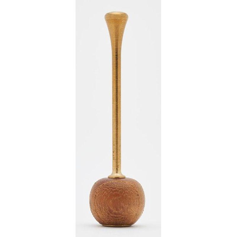 アストロリン18 リン棒付 ダークブロンズ パールホワイト 仏具 後飾り 葬祭 用品 仏前 日本製 葬祭 慰霊 葬儀 久乗おりん 山口久乗 D_1