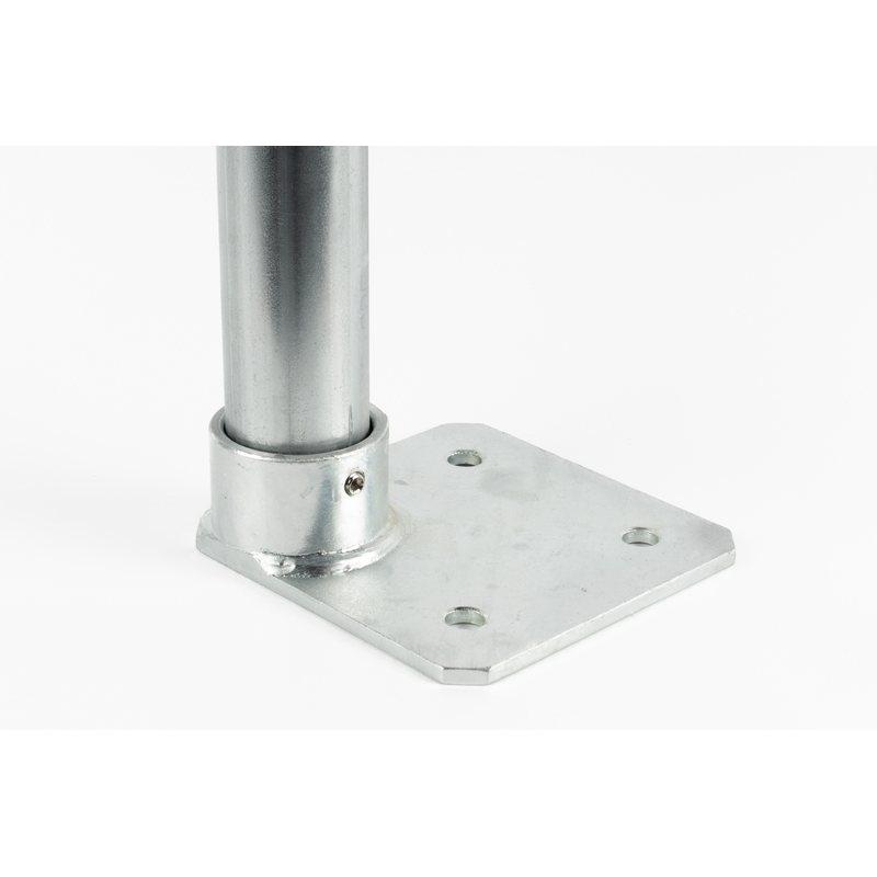 単管パイプ継手 ベース金具 重量用スクエア型ベース コーナー Z-15-1CB 5個入 野外専用 Zタイプ 48.6用単管ビス止めジョイント かん太 J工 産直 代引不可_4