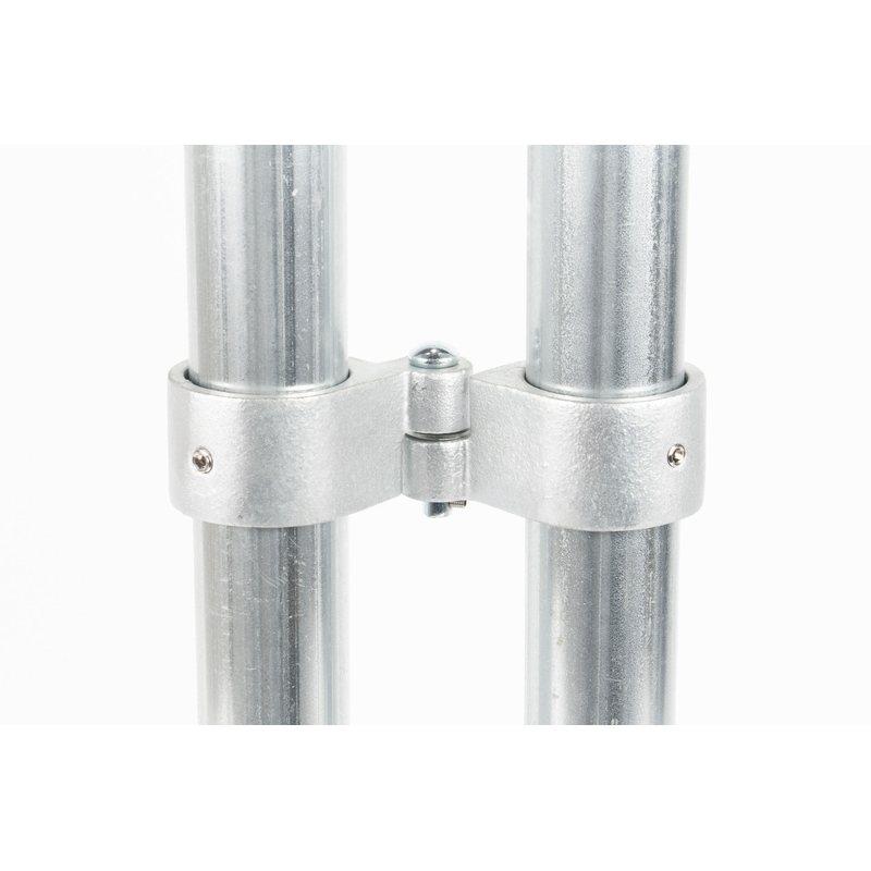 単管パイプ継手 扉用蝶番 Z-T-2H 27個入 野外専用 Zタイプ 48.6用単管ビス止めジョイント DIY 接続 結合 かん太 J工 産直 代引不可_6