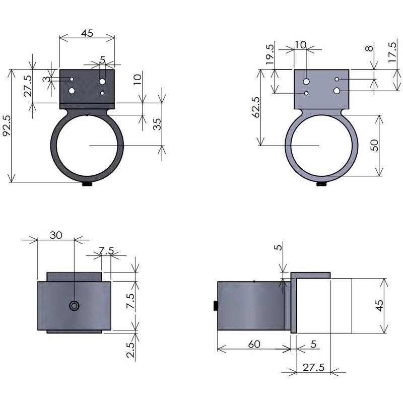単管パイプ継手 45mm 垂木留 直交 Z-45-TX 48個入 野外専用 Zタイプ 48.6用単管ビス止めジョイント DIY 接続 結合 かん太 J工 産直 代引不可