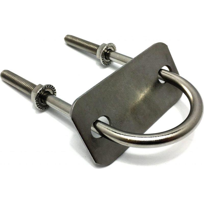 太陽光金具 パネル厚 50mm 中間取付金具 29-UW-20-50 14個入 48.6用単管ビス止めジョイント DIY 接続 結合 かん太 J工 産直 代引不可_2