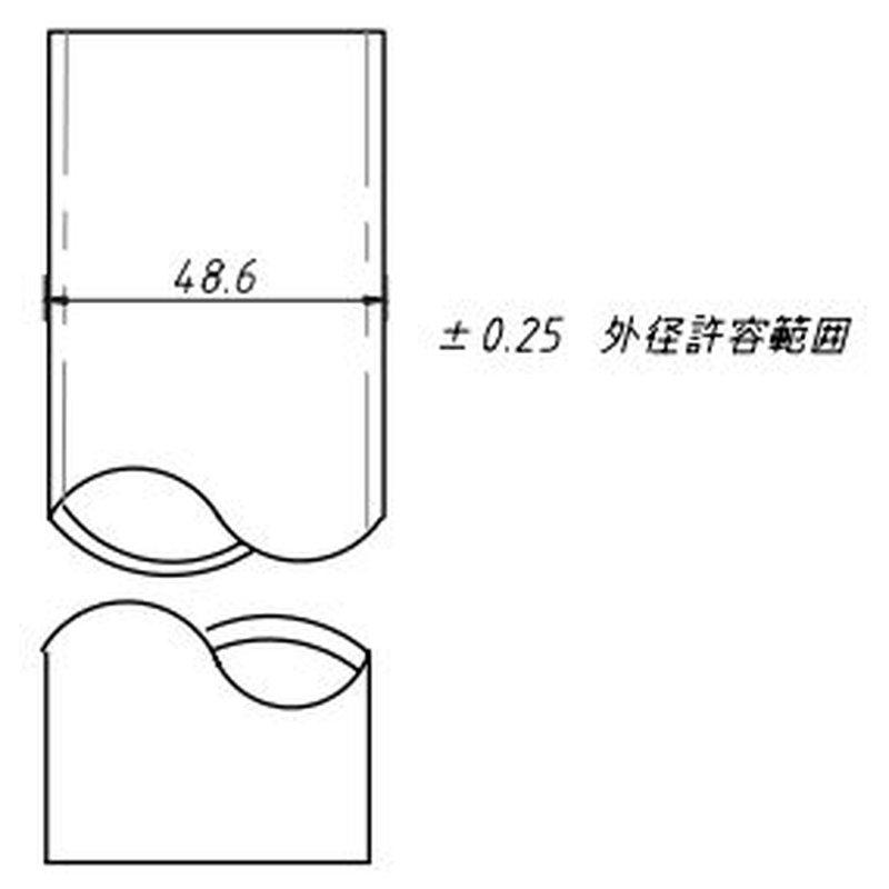 単管パイプ継手 とんちんかん 打込み金具 T-1H 60個入 標準 48.6用単管ビス止めジョイント DIY 接続 結合 かん太 J工 産直 代引不可_4