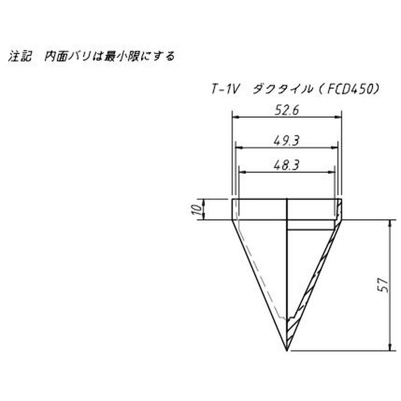 単管パイプ継手 とんちんかん 打込み金具 T-1H 60個入 標準 48.6用単管ビス止めジョイント DIY 接続 結合 かん太 J工 産直 代引不可_5