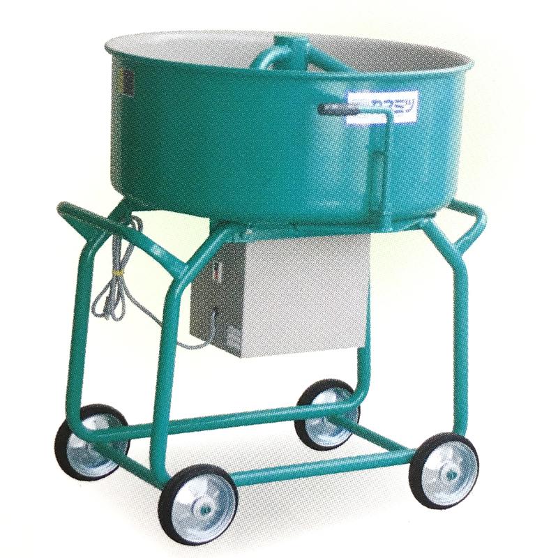 モルタルミキサー こね太郎 モルタル ミキサー シューター 付 カート車取り 100L KMG3.5DHN カネミツ 代引不可 個人宅配送