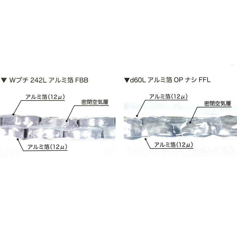 建材 アルミプチ Wプチ 242L アルミ箔 FBB 5層 1200mmx42m 内装 建材 アルミプチ Wプチ 242L アルミ箔 FBB 5層 1200mmx42m 内装