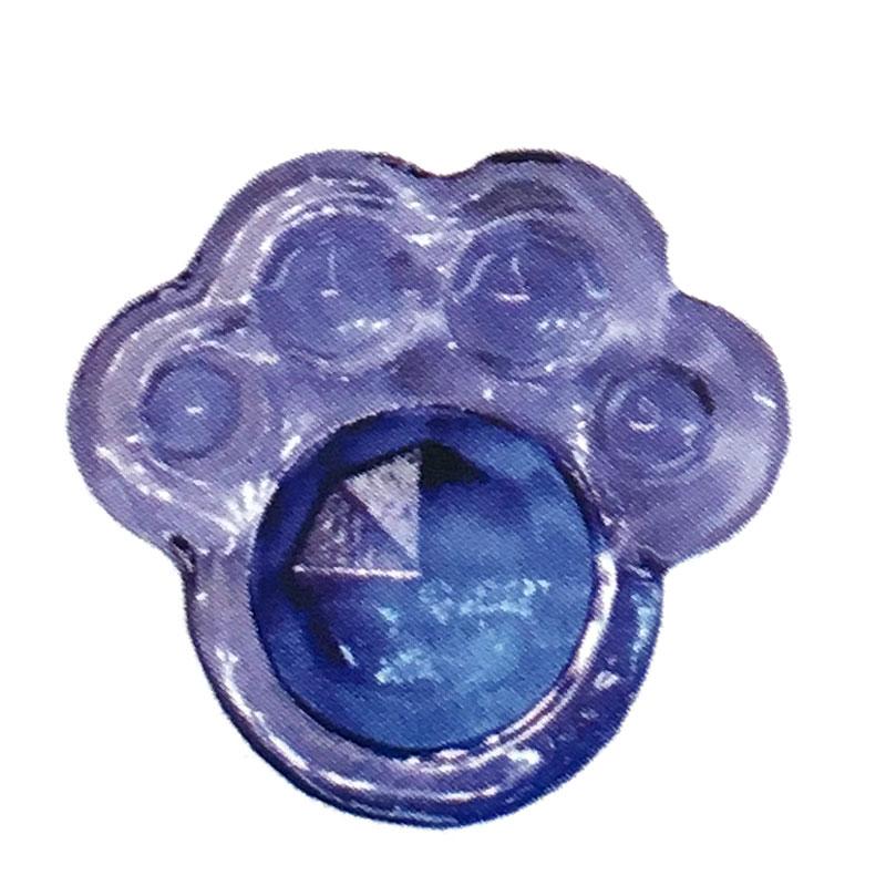 ビスキャップ アート 8個入x12箱 クリスタル 肉球 ブリスターパック