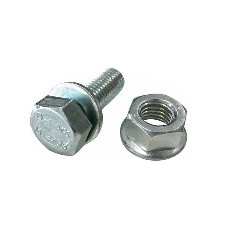 仮ボルト D-Lock ボルトナット300本 ユニクロ M12 首下35mm 2ピース 