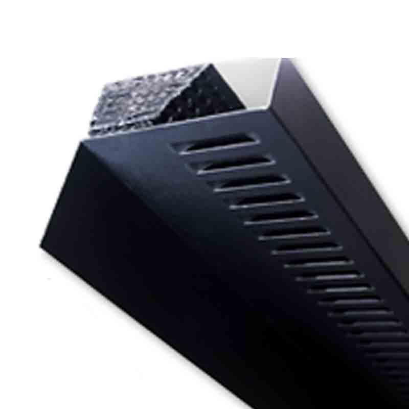 躯体換気部材 通気見切り部材 SEV-18 10本入 20x61x1820mm ブラック