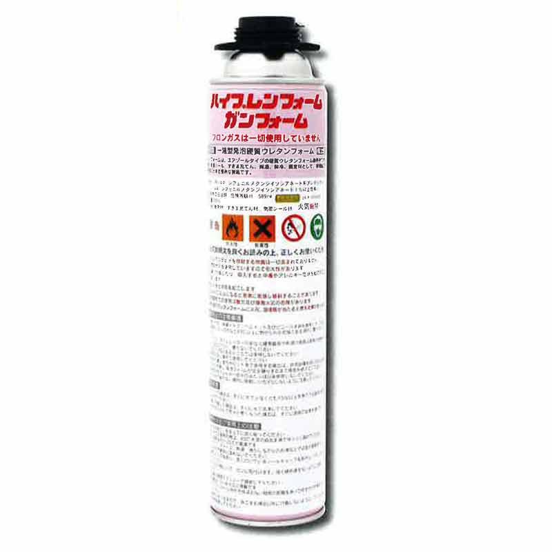 ウレタン フォーム 断熱材 ハイプレンガンフォーム 12本入 726ml ウレタン フォーム 断熱材 ハイプレンガンフォーム 12本入 726ml