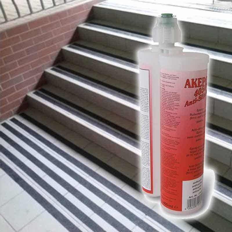 最安値に挑戦 滑り止め 剤 アンチスリップミックス アケミ 400ml ノズル付 ベージュ Akepox 4050 エントランス 階段 スロープ 厨房などに Akemi F栄 正規店仕入れの Www Traumazim Com