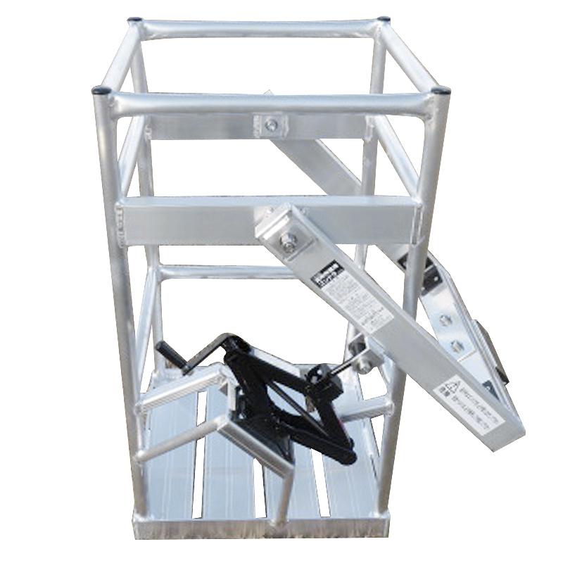 アルミ 高所作業用ゴンドラ アルミ製 高所作業用ゴンドラ（墜落制止用器具【胴ベルト】付） | 株式