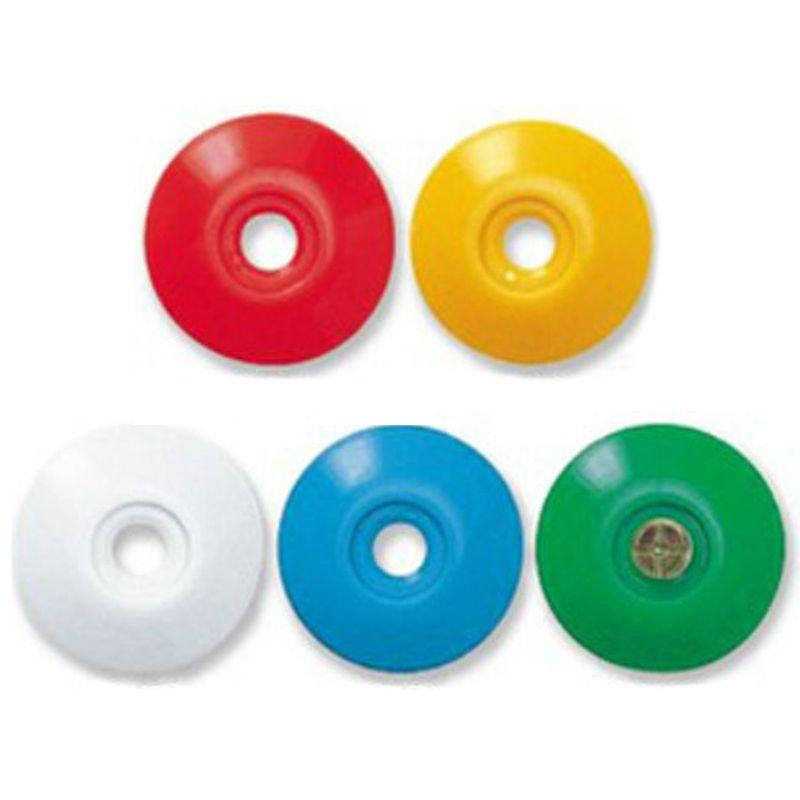 測量鋲用 プラ座 No2 27mm 100個入 PZ2 4色 カラー選択 赤 黄 白 青 緑