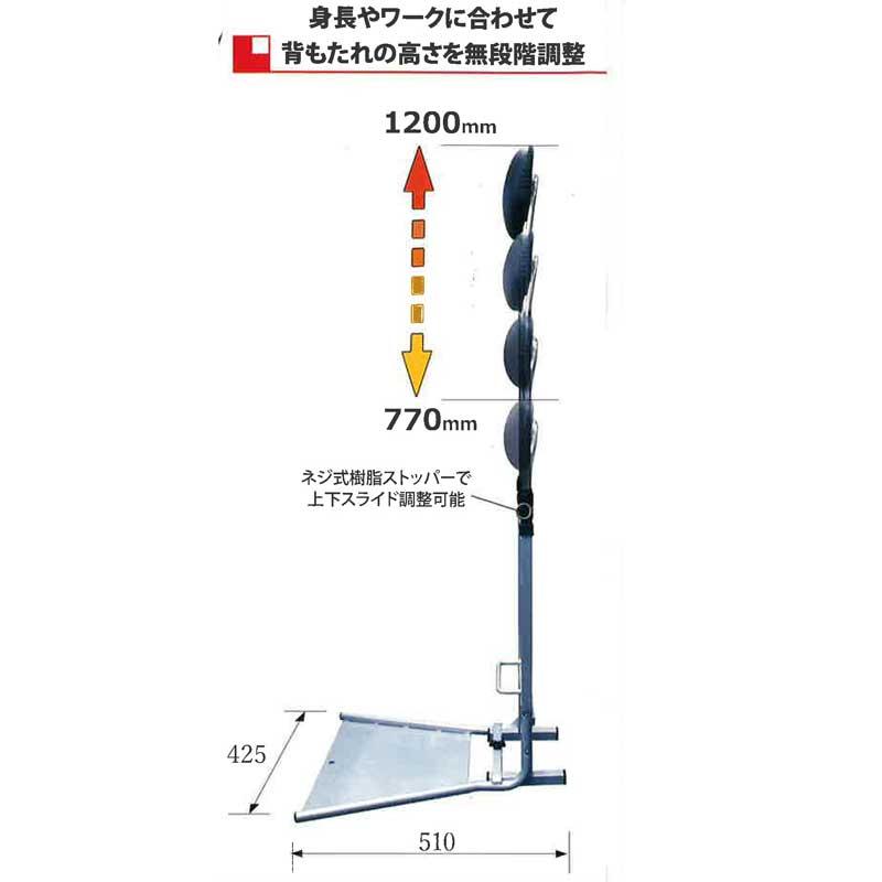【！大幅値引き！】スタンディングサポート フォールディング 工場 現場用 疲労 軽減 器具 スタンディングサポート