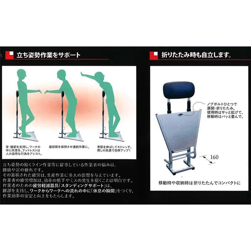 ルネセイコウ 工場 現場用 疲労 軽減 器具 スタンディングサポート