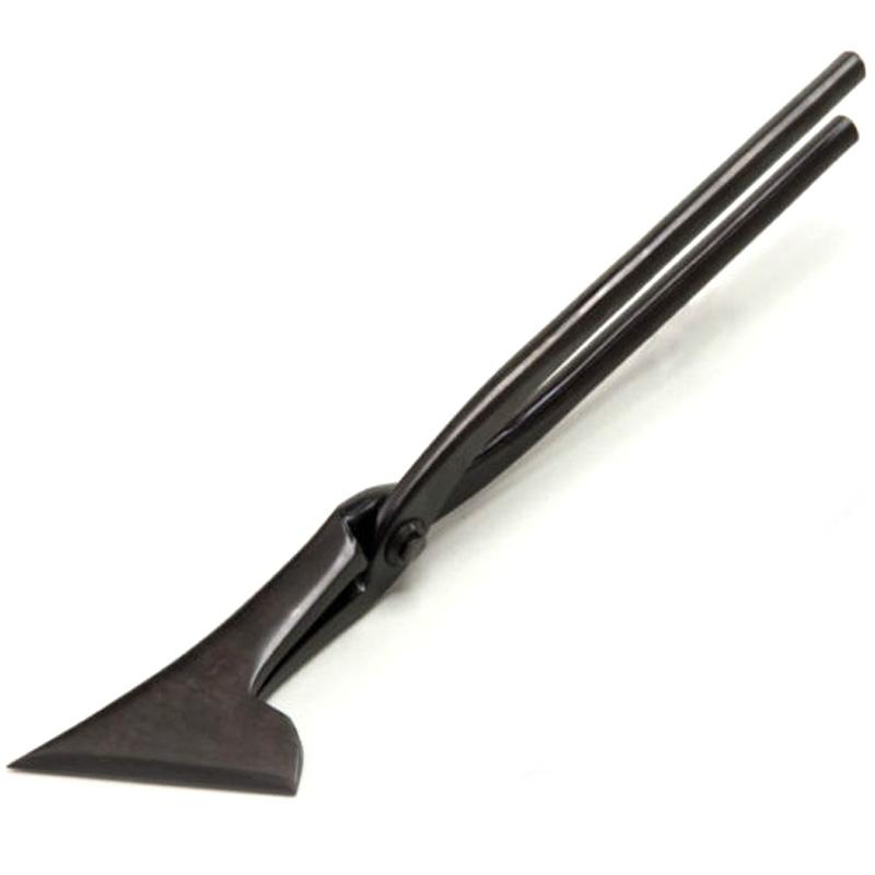 板金用 つかみ箸 掴み 八千代折 M 黒染め 017-120 板金 工具 つかみ