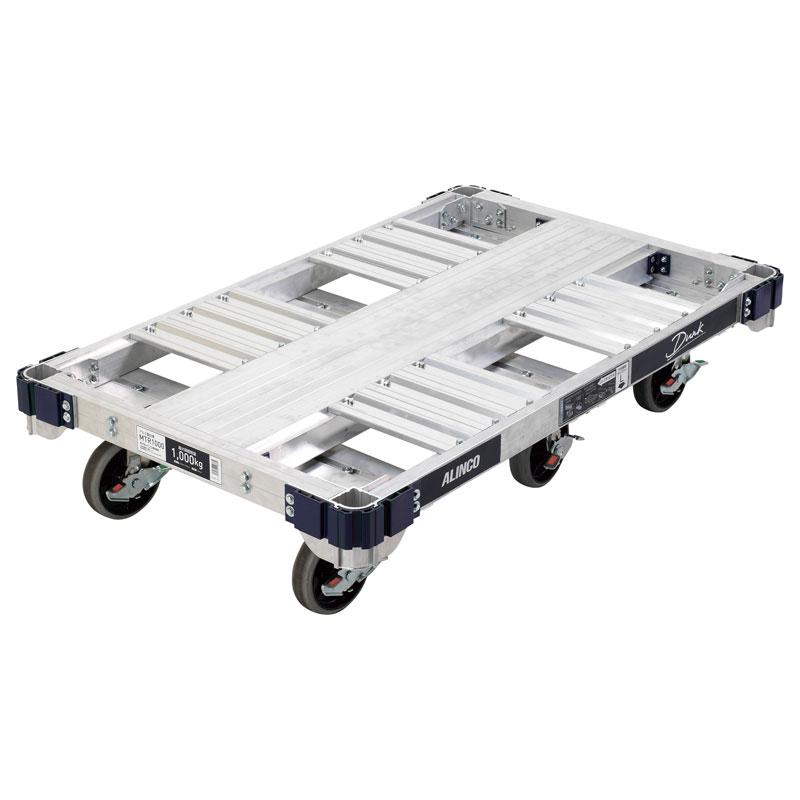 台車 6輪 1t 平台車 ダンク MTR1000PD 750x1200mm アルミ製 方向 台車 6輪 1t 平台車 ダンク MTR1000PD 750x1200mm アルミ製 方向