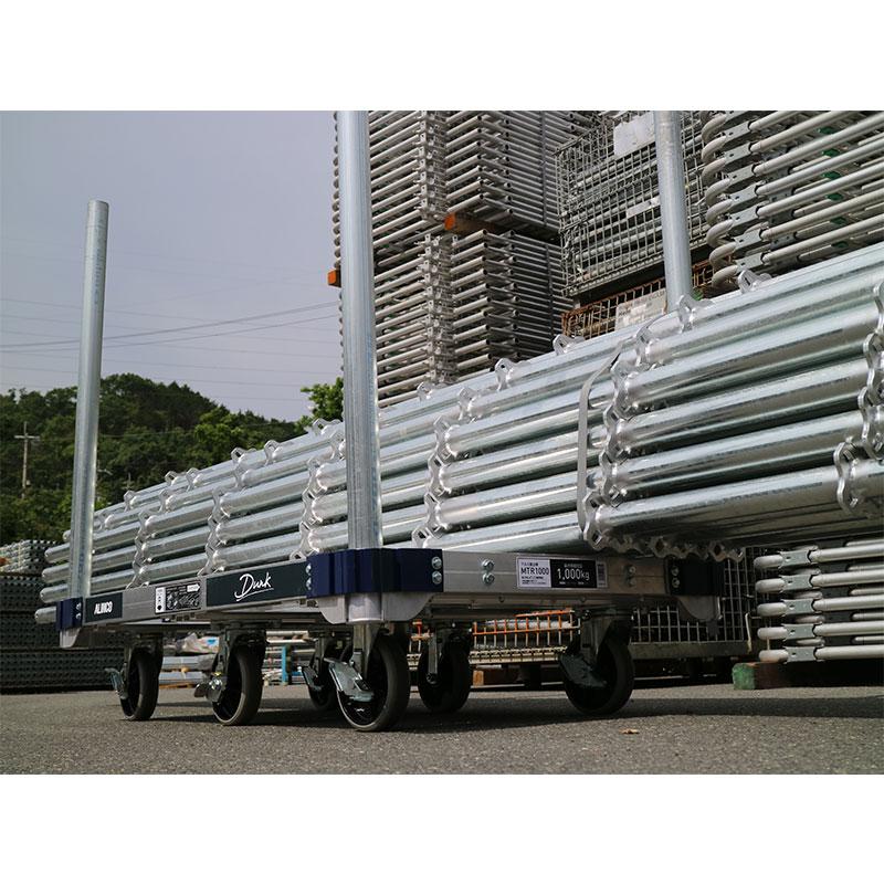 台車 6輪 1t 平台車 ダンク MTR1000PD 750x1200mm アルミ製 方向 台車 6輪 1t 平台車 ダンク MTR1000PD 750x1200mm アルミ製 方向