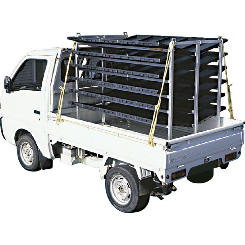 値下げ！苗箱を運搬する棚 軽トラに乗ります 丈夫なスチール製