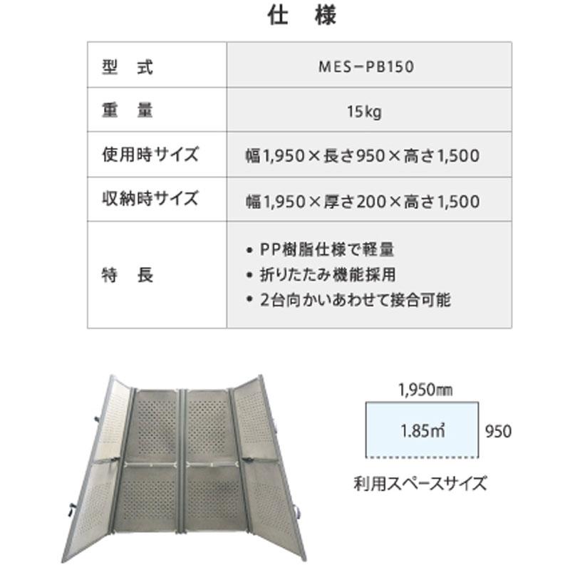 簡易防音ボックス ミノリ サイレンサー 3面 ハツリ作業防音タイプ MES