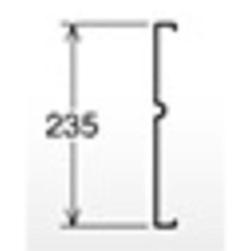 破風パネル T235 L=3650mm H=235mm 6枚入 3704 カラー選択 破風材 鼻隠し材 エンドパネル 屋根材 高又製作所 代引不可_1