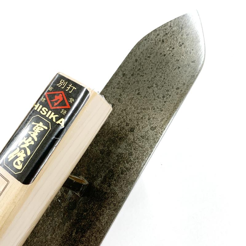 ヒシカ　別打　切返鏝　化粧造　化粧打　梶原鏝製作所　210mm　HISIKA　最高級コテ　鏝尻面取　三冨D　本焼　裏面特別研磨　中塗土仕上げ