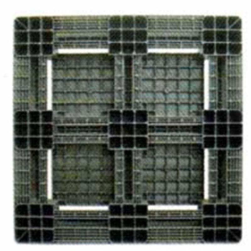 リサイクルパレット R-1 10枚 積載荷重1t 1100x1100x140mm 20kg 4方差