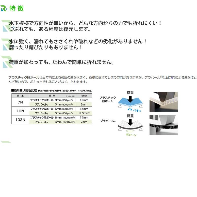 養生ボード プラパール 50枚入 3mm厚 600ｘ1800 P小PPZ 軽量プラボード 畜舎の壁材天井材 川上産業 カ施 代引不可 個人宅配送不可｜plusyskenchiku｜03