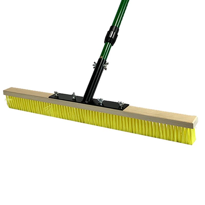 刷毛引きハケ 土間刷毛A SET ナイロン 600mm 3行 柄+ハケセット 1300