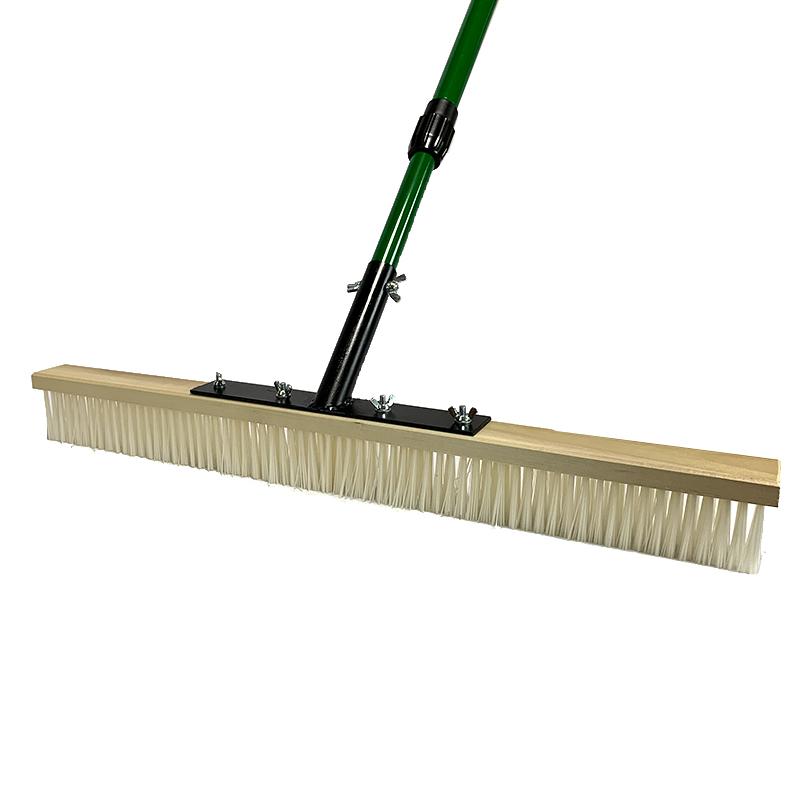 刷毛引きハケ 土間刷毛A SET ナイロン 600mm 3行 柄+ハケセット 1300