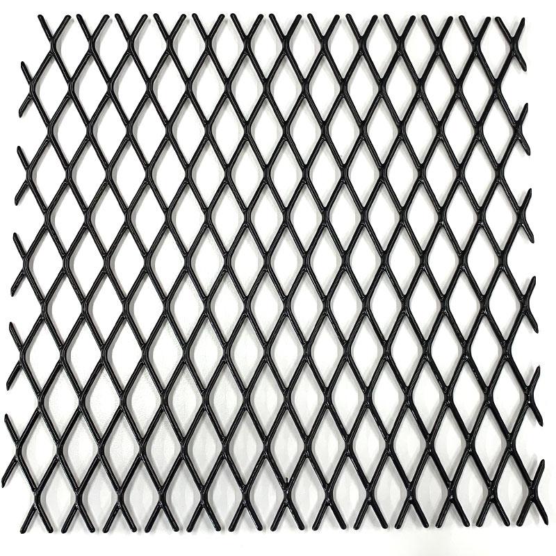 コーティングエキスパンドメタル ブラック 1829x914 XS42 3x6板 樹脂