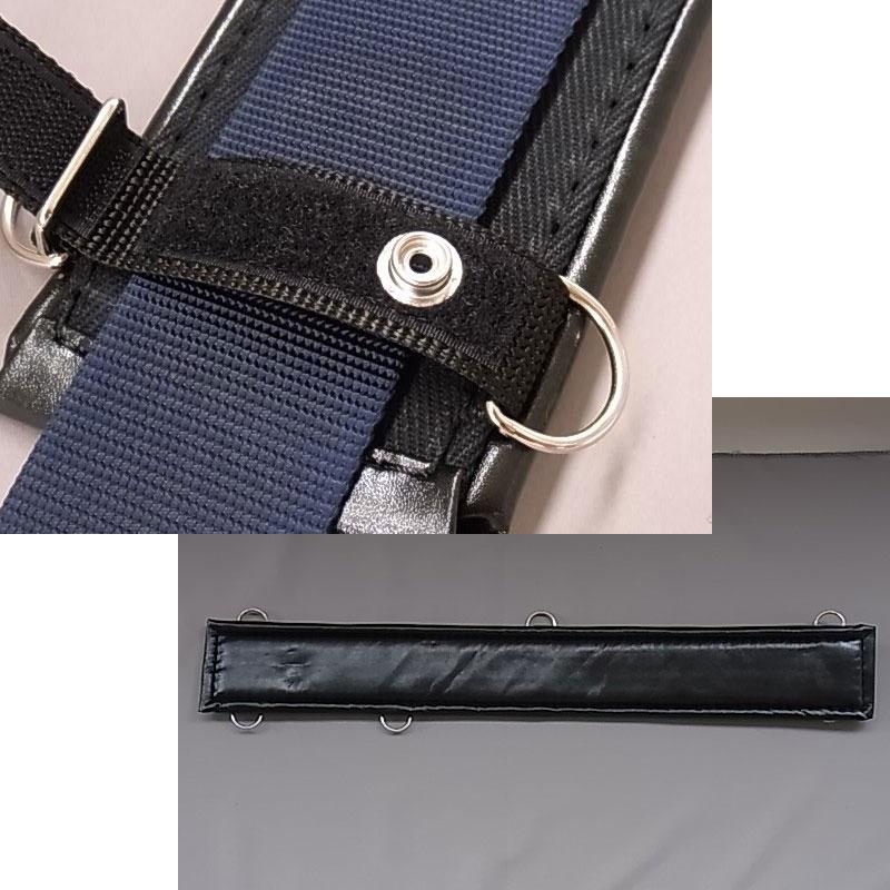 鳶壱 サポートベルト 帆布&レザー 胴当てサポーター 700x90 墜落制止用