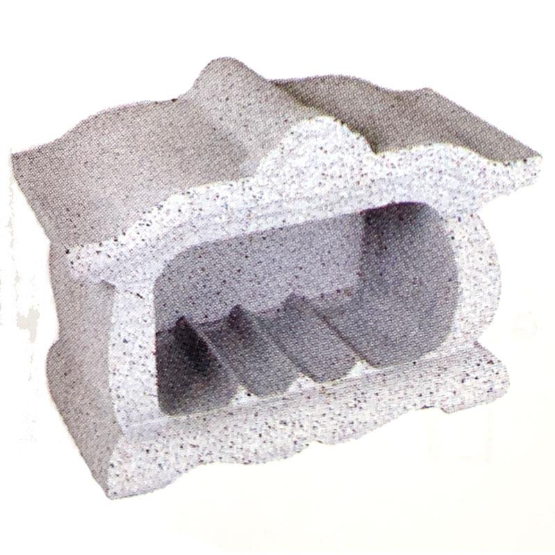 お墓用香炉 白ザラ香炉上品 310x150x255 510401 石風 お墓用香炉 白ザラ香炉上品 310x150x255 510401 石風