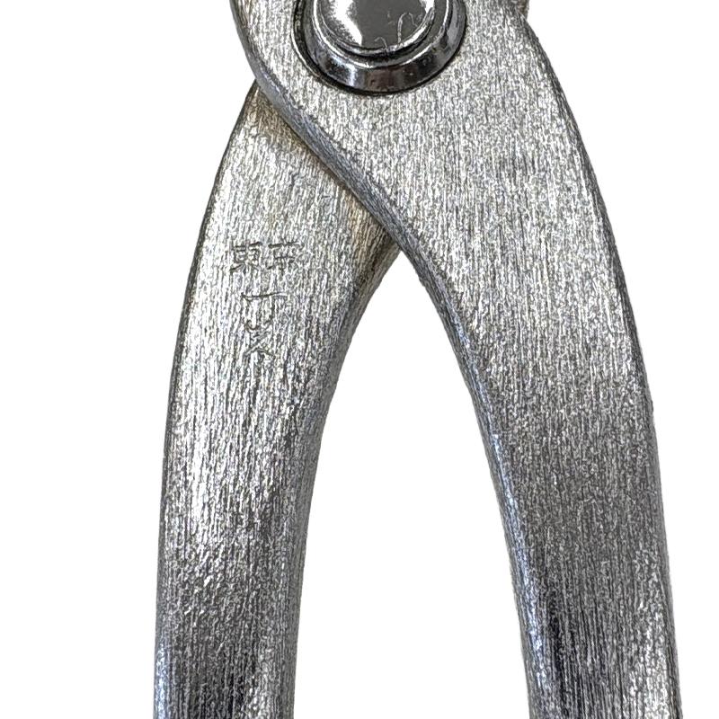 板金用 八千代折 つかみ箸 掴み ニッケルクロムメッキ M 017-351 竹