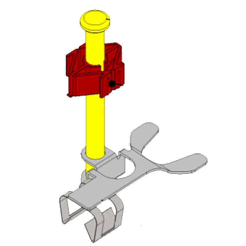 たべ わたなべ 土間天端レベル スラブポインター SP-1622 200セット D16/19