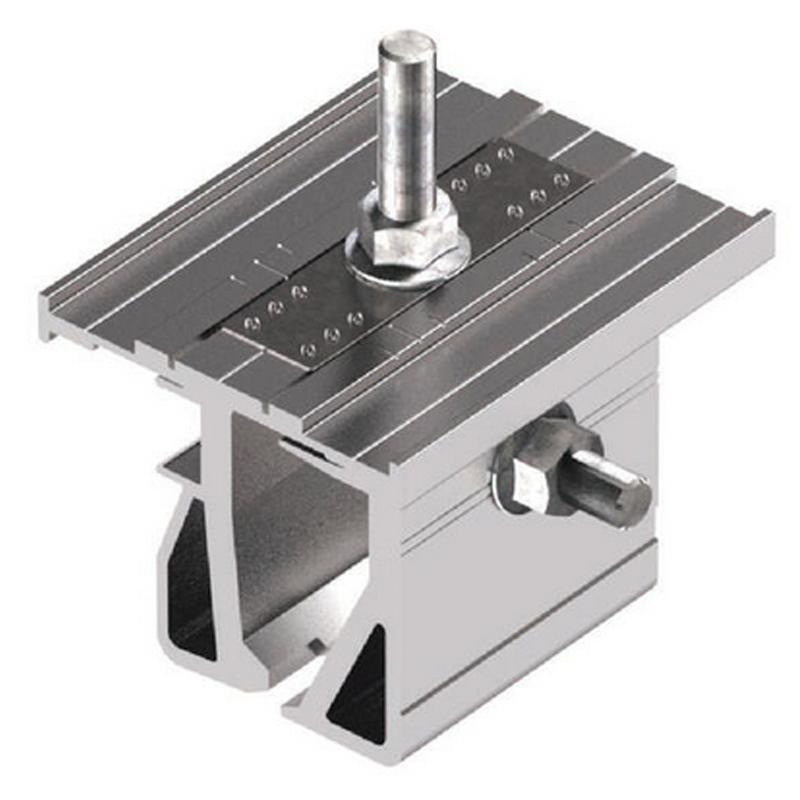 太陽光パネル架台金具 PVA-TH Fタイプ 直付 700TFS 嵌合式立平葺屋根用