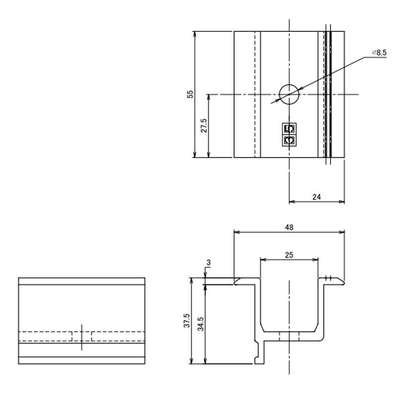 ダイドーハント（DAIDOHANT） 太陽光パネル架台金具 重ね式折板 KS