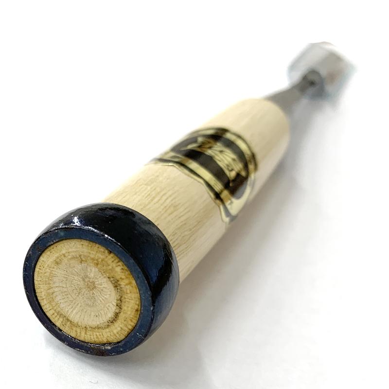 大内鑿 追入れノミ 24mm 芯持 白樫柄 追い入れのみ 大工工具 三冨D